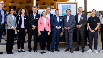 BUGA Veranstaltung Gruppenbild | © Hillnhütter Fotografie Gruppenbild von Projektinitiatoren und weiteren Stakeholdern | © Hillnhütter Fotografie