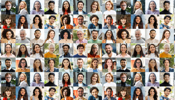 Social Economy | © Adobe Stock / Maria Vitkovska viele Profilbilder von Menschen nebeneinander | © Adobe Stock / Maria Vitkovska