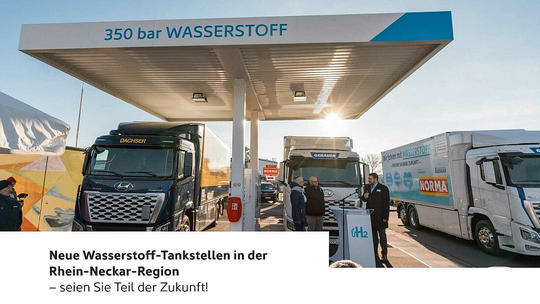 Bild von einer H2 Tankstelle | © H2 MOBILITY Deutschland