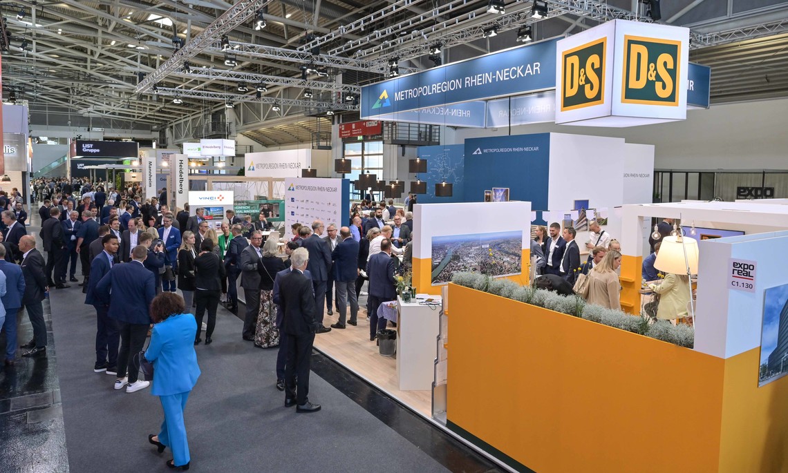 Gemeinschaftsstand der Metropolregion Rhein-Neckar auf der Expo Real | © MRN GmbH/S.Heuser